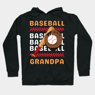 My Favorite Baseball Player Calls Me Grandpa Gift for Baseball Grandfather Hoodie